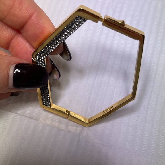 NWOT Botkier 18K Gold Plated INSIDE OUT Bracelet - Picture 10 of 10